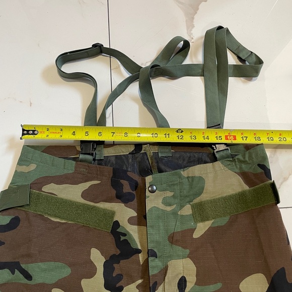 Military Baggy  Chemical Protective Carbon Sphere Class Woodland Camo SuitSize M - Picture 6 of 9